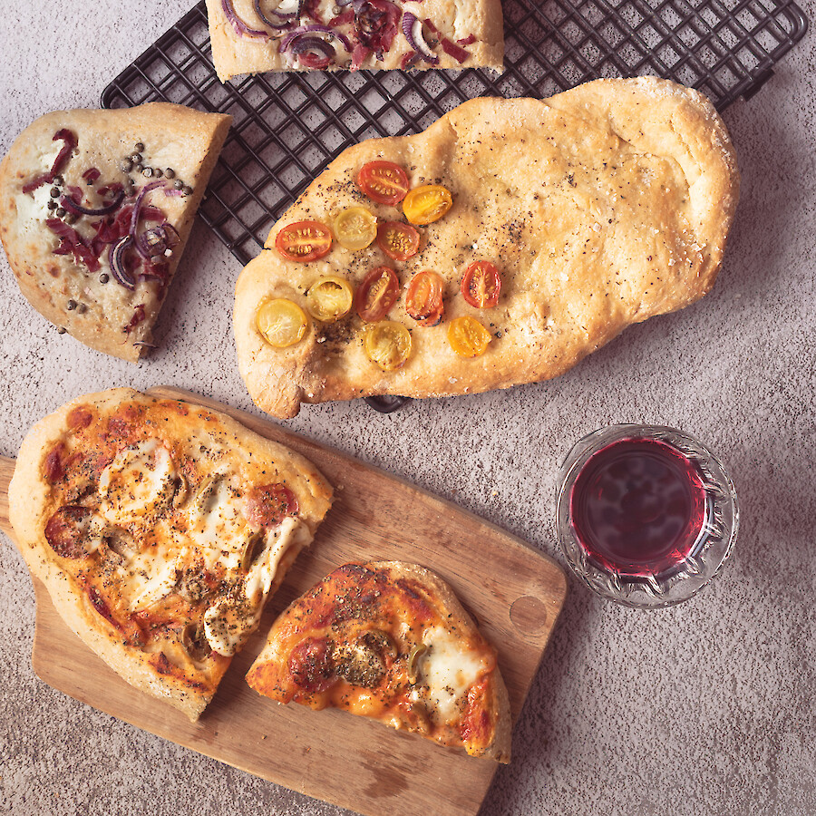 Pinsa - Rezepte mit Herz|Pinsa aus dem Thermomix