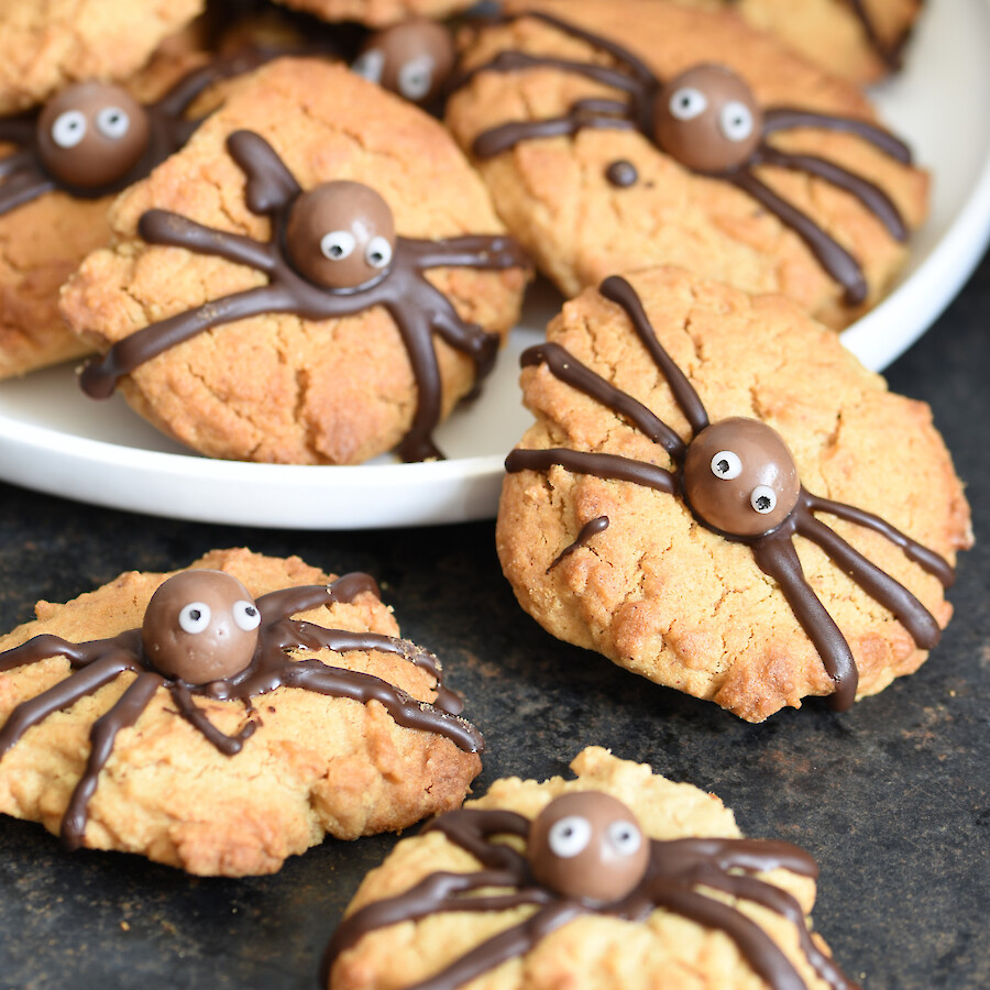 Spinnen-Cookies - Rezepte mit Herz|Spinnen-Cookies