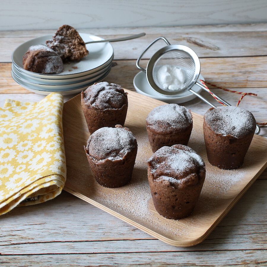 Vanille-Schoko-Muffins aus dem Varoma - Rezepte mit Herz|Vanille-Schoko-Muffins aus dem Varoma
