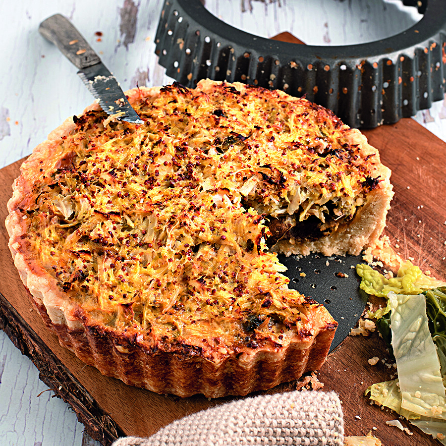 Wirsing Quiche - Rezepte mit Herz|Wirsing Quiche aus dem Thermomix®