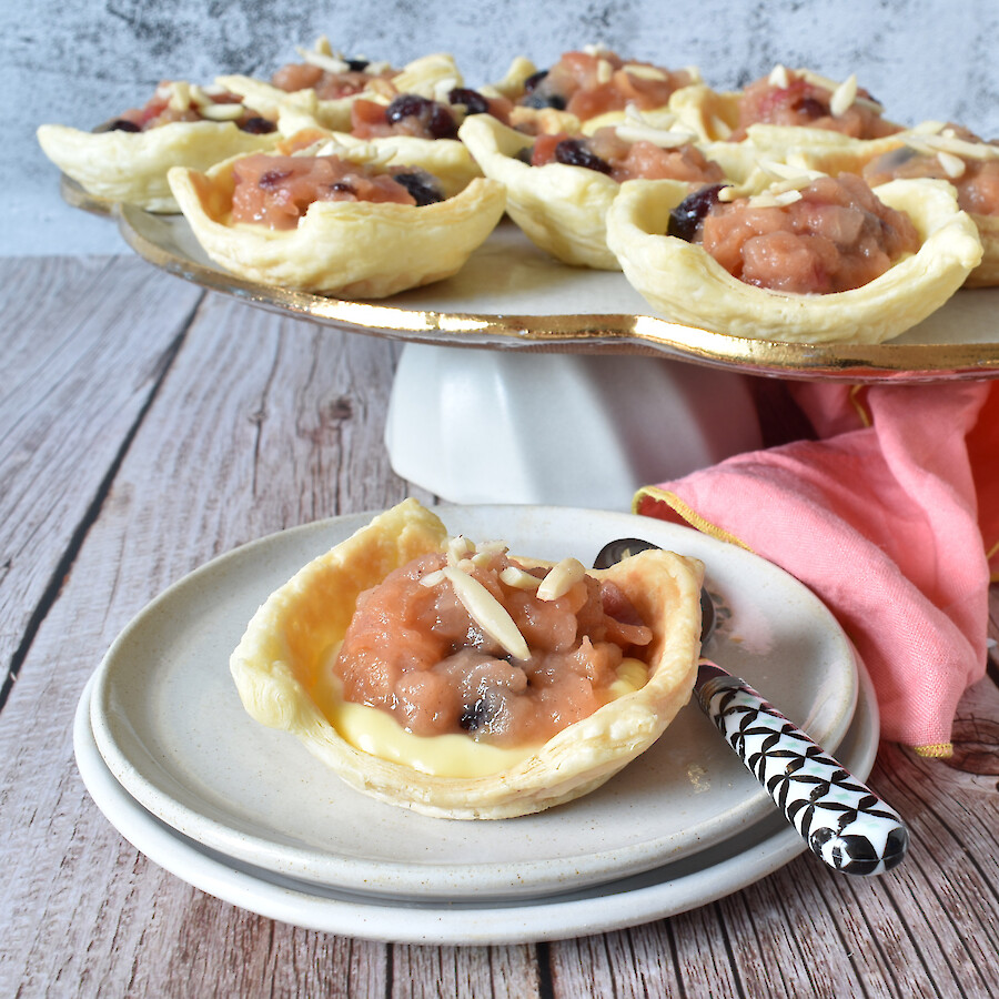 Apfelstudel-Croissant-Törtchen - Rezepte mit Herz|Apfelstrudel-Croissant-Törtchen