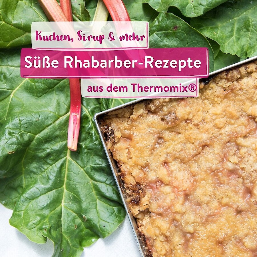Süße Rhabarber-Rezepte aus dem Thermomix® – Kuchen, Sirup & mehr