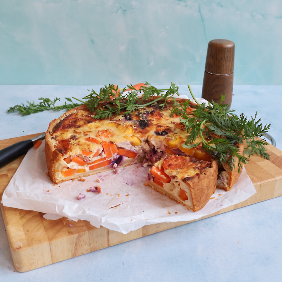 Möhren-Quiche