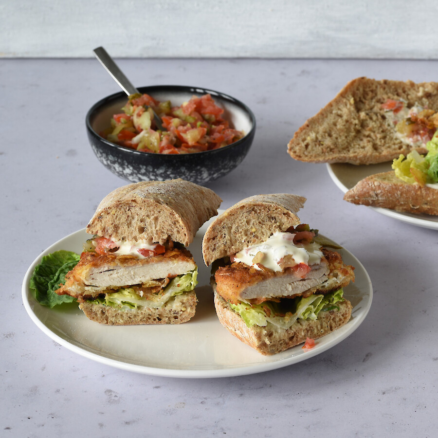 Schitzel-Sandwich
